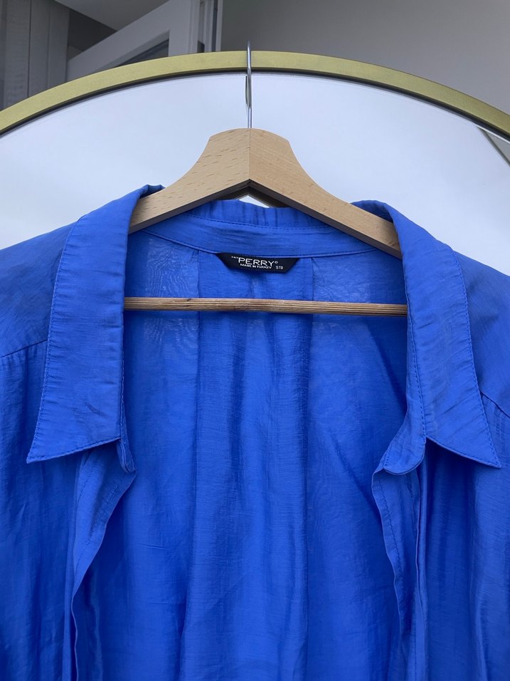 Mavi Kadın Gömlek - Görsel 2