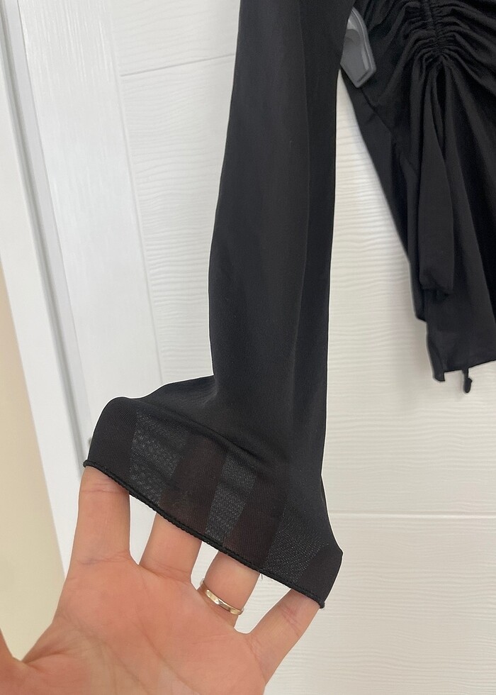 BERSHKA TRANSPARAN BLUZ - Görsel 2