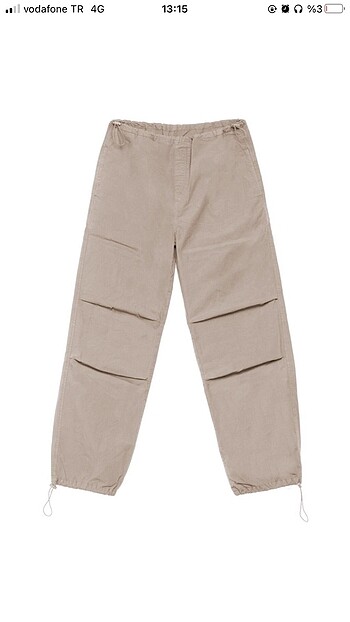 Stradivarius Poplin paraşüt pantolon