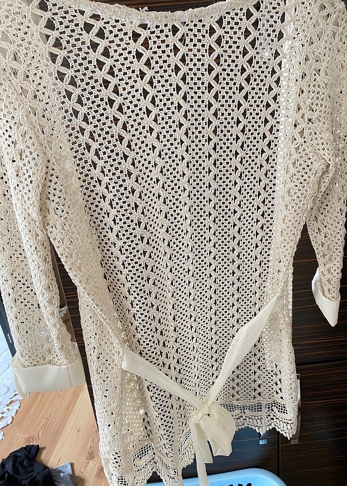 Dantel hırka - Görsel 3