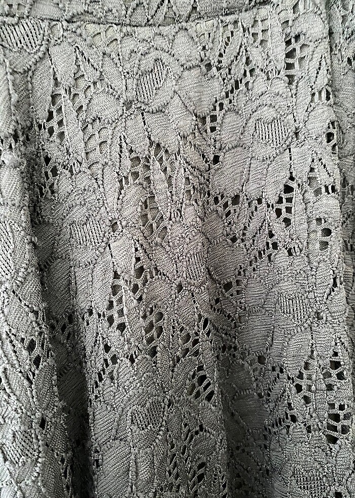 Madonna yaka dantel elbise - Görsel 3