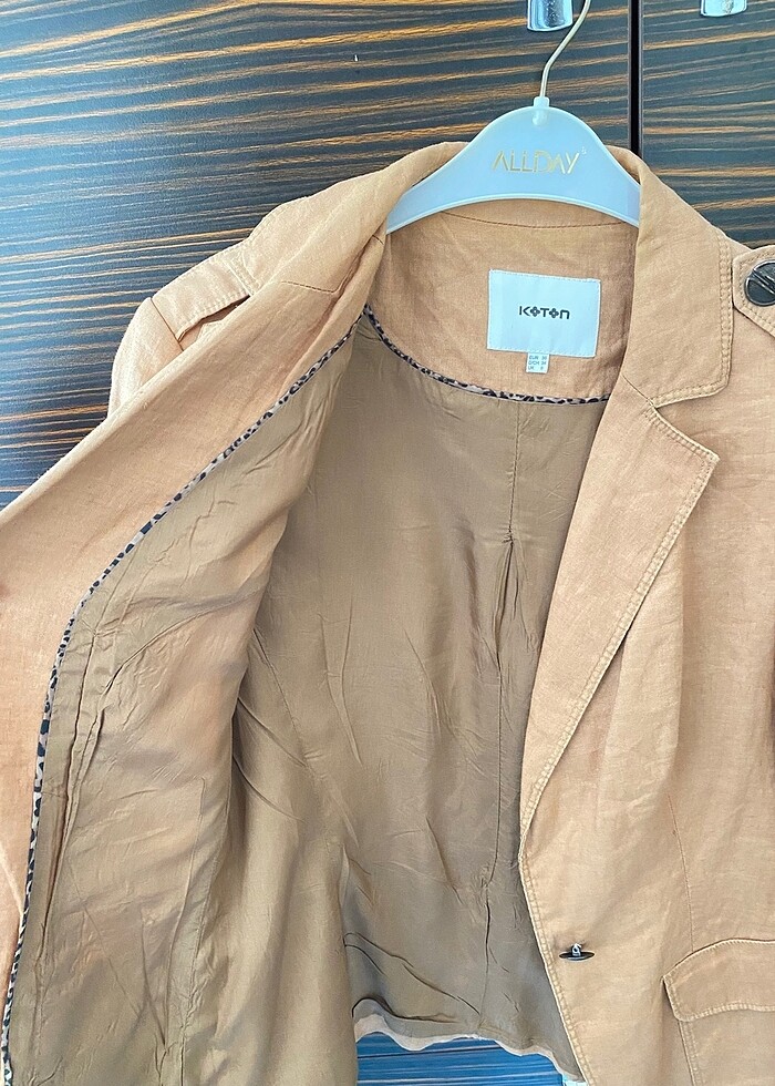 Keten ceket - Görsel 2