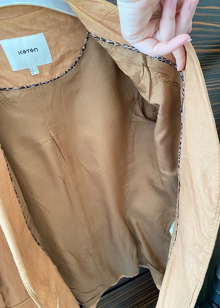 Keten ceket - Görsel 3