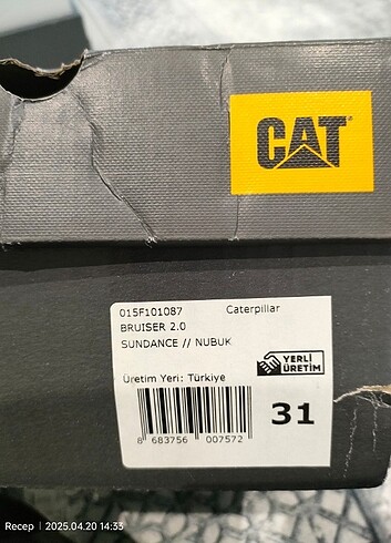 31 Beden camel Renk Caterpillar Kız Çocuk Bot