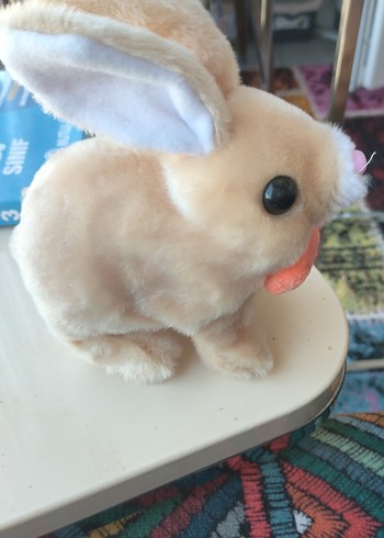 Bej Yumuşak Peluş Tavşan Oyuncak