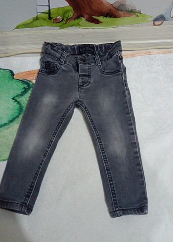 Erkek Çocuk Gri Denim Pantolon - Görsel 2