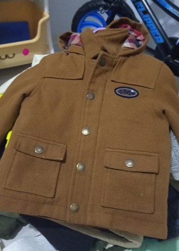 Erkek Çocuk Kahverengi Düğmeli Ceket - Görsel 2