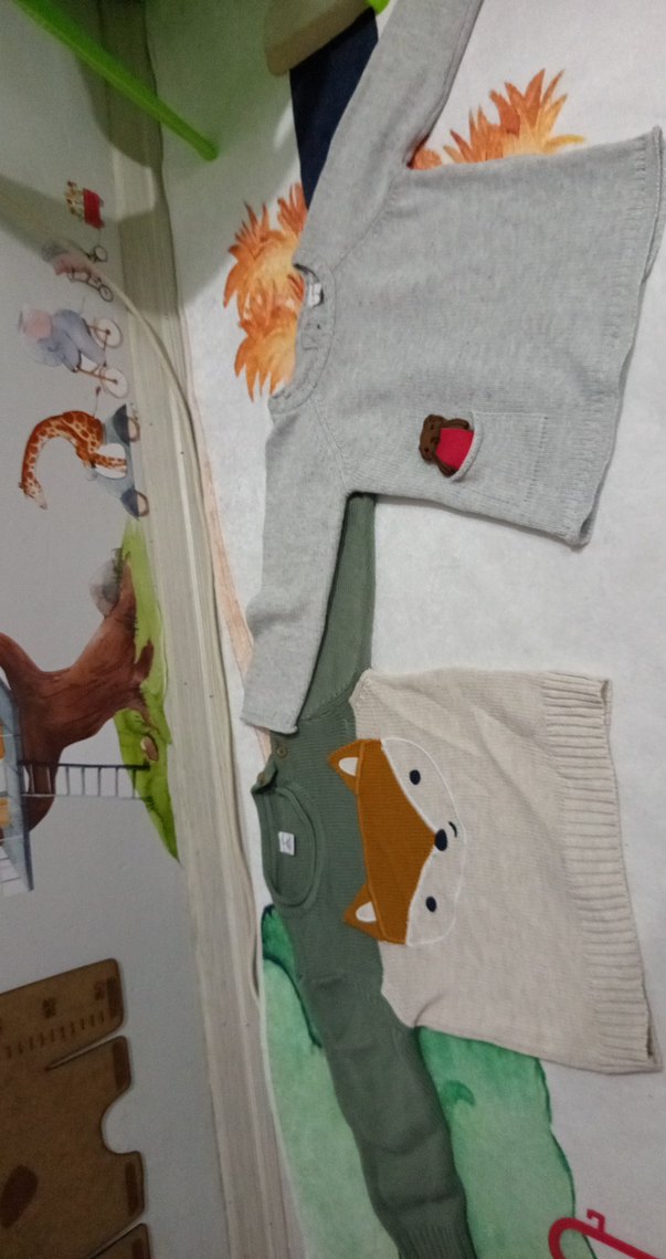 Gri Triko Erkek Çocuk Kazak - Görsel 4