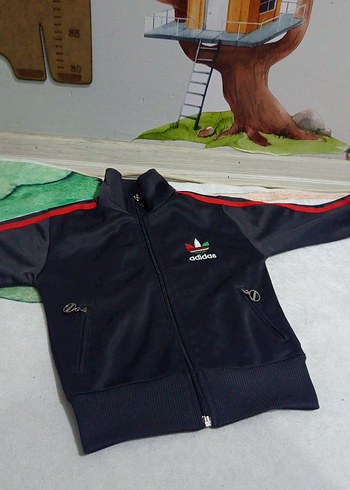 Erkek Çocuk Siyah Fermuarlı Streetwear Ceket - Görsel 4