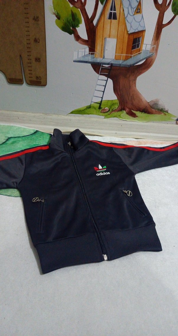 Erkek Çocuk Siyah Fermuarlı Streetwear Ceket - Görsel 4