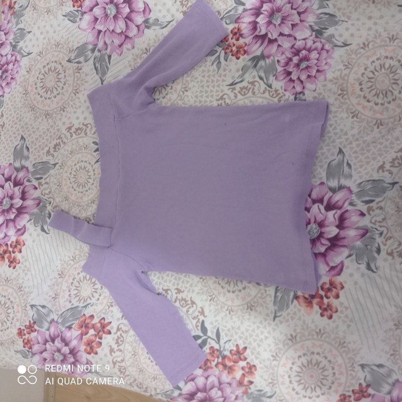 Yarım kol Crop - Görsel 5