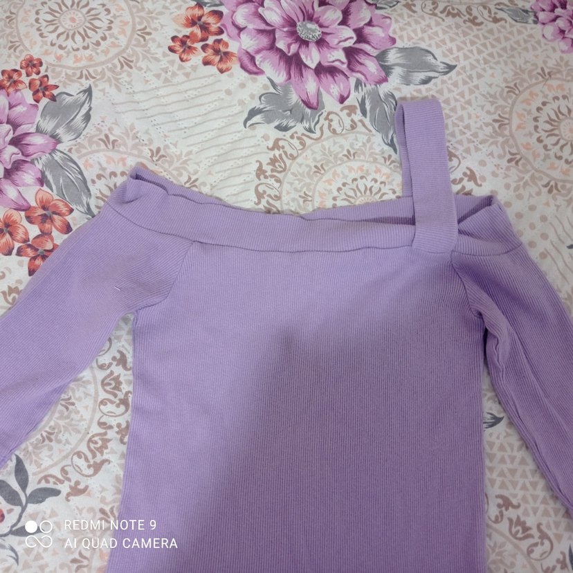 Yarım kol Crop - Görsel 3