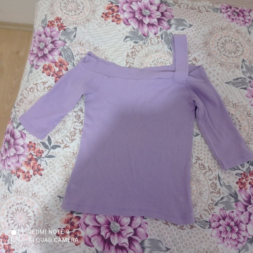 Yarım kol Crop - Görsel 4