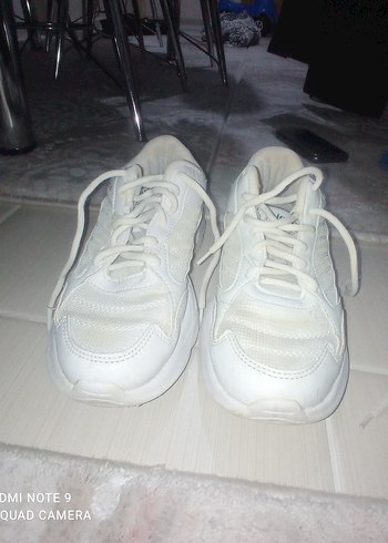 Beyaz Bağcıklı Kinetix Kadın Spor Ayakkabı - Görsel 2