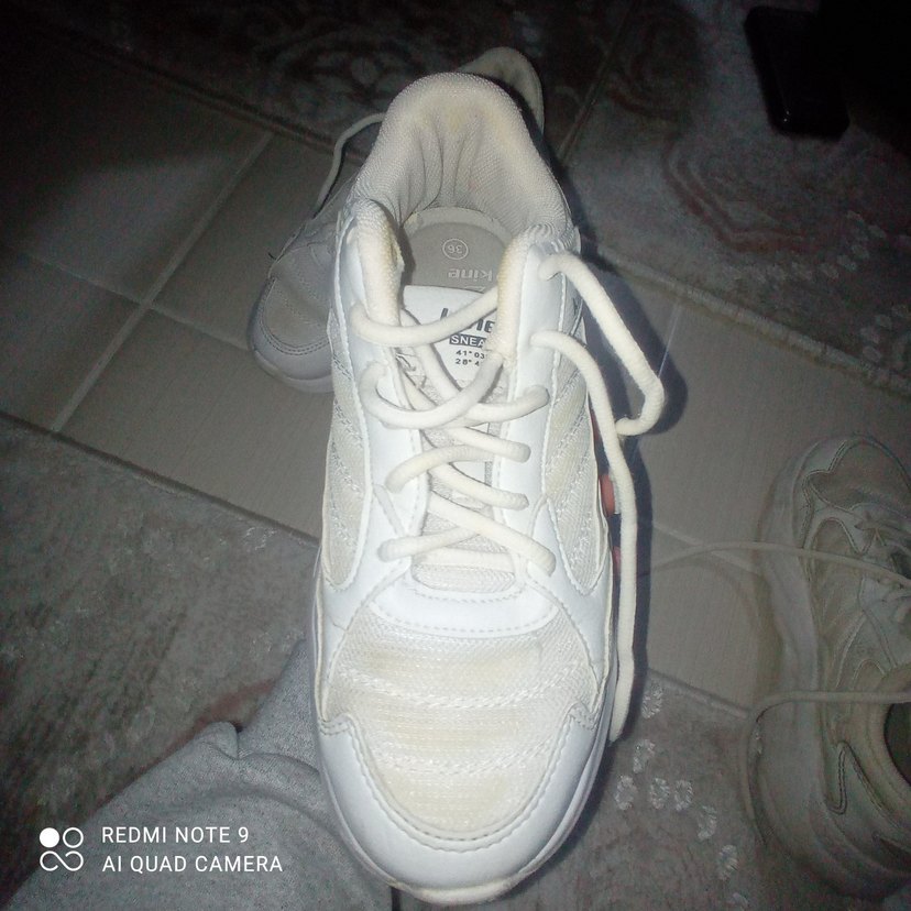 Beyaz Bağcıklı Kinetix Kadın Spor Ayakkabı - Görsel 5