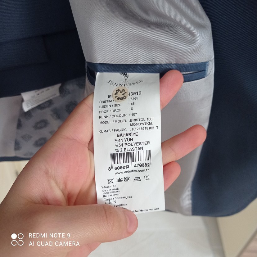 Erkek Lacivert Takım Elbise - Görsel 5