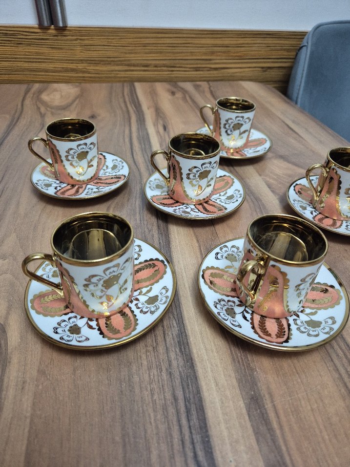 Tacir 6'lı Kahve Fincanı Seti - Görsel 2