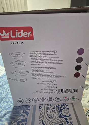 Lider Hira 7 Parça Granit Tencere Seti - Görsel 3