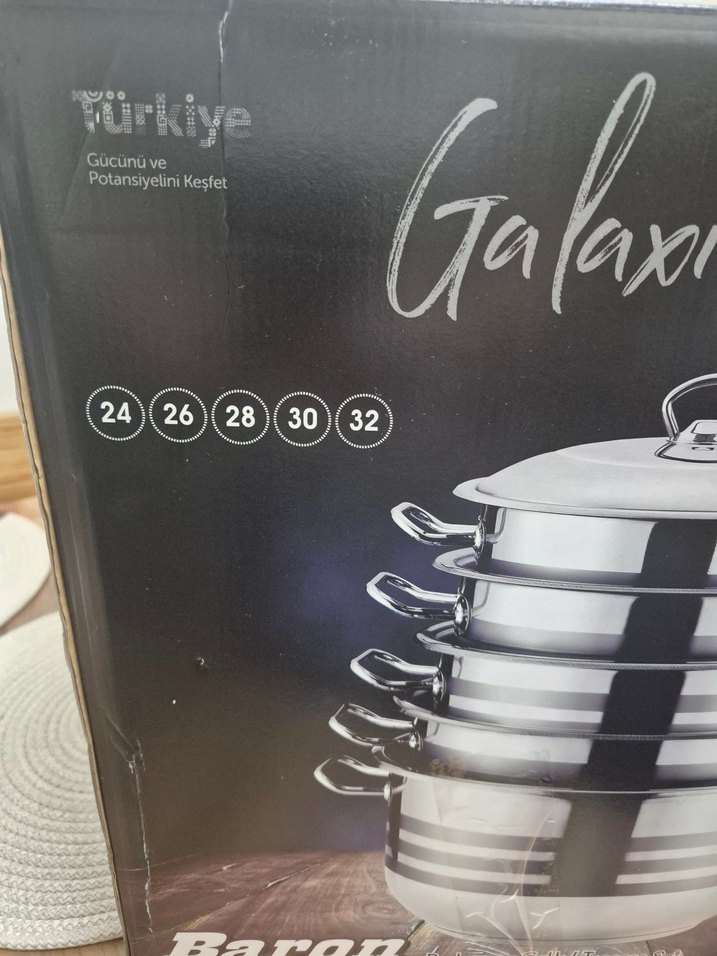 Baron Galaxi 5 Parça Çelik Tencere Seti - Görsel 4