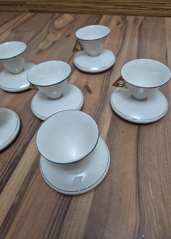 Gezer 6'lı Gold Kahve Fincanı Seti - Görsel 5