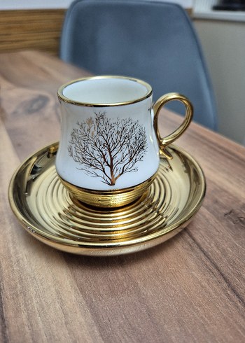 Lavin  6'lı Hayat Ağaçlı Kahve Fincan Seti - Görsel 7