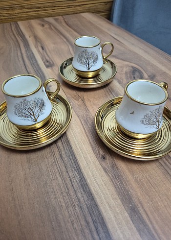 Lavin  6'lı Hayat Ağaçlı Kahve Fincan Seti - Görsel 6