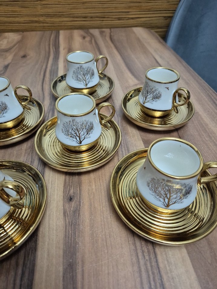 Lavin  6'lı Hayat Ağaçlı Kahve Fincan Seti - Görsel 4