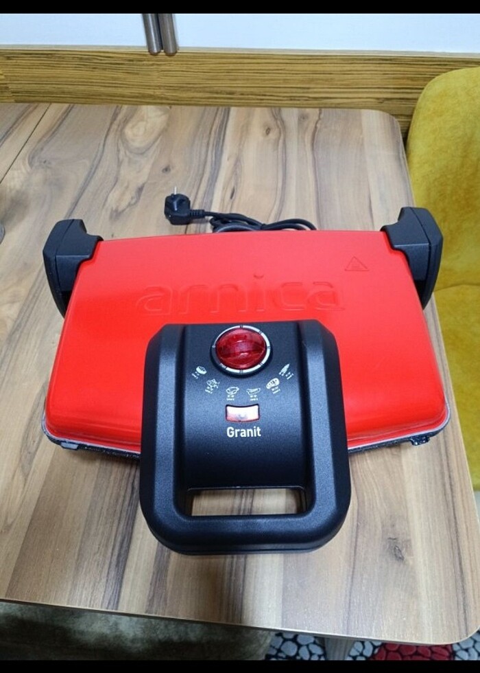 Arnica Ayvalık Granit Izgaralı Tost Makinesi  - Görsel 2