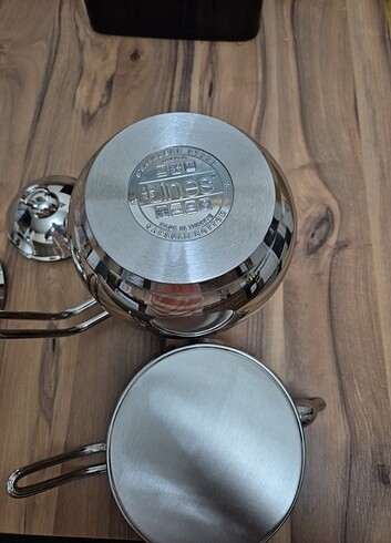 Lines Şahmeran Mega Boy Çelik Çaydanlık Takımı - Görsel 5