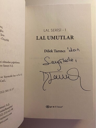  Lal Umutlar | İmzalı