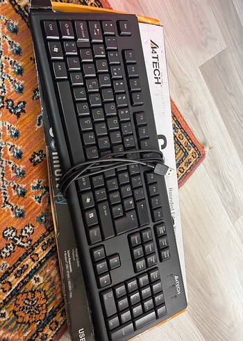 A4TECH ComfortKey Siyah Kablolu Klavye - Görsel 3