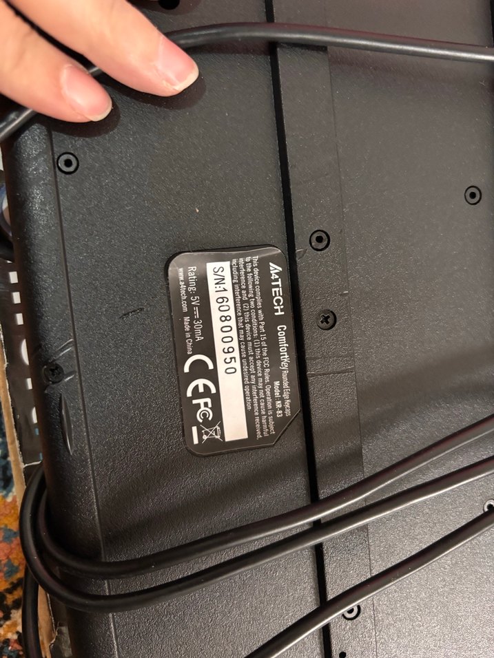 A4TECH ComfortKey Siyah Kablolu Klavye - Görsel 4