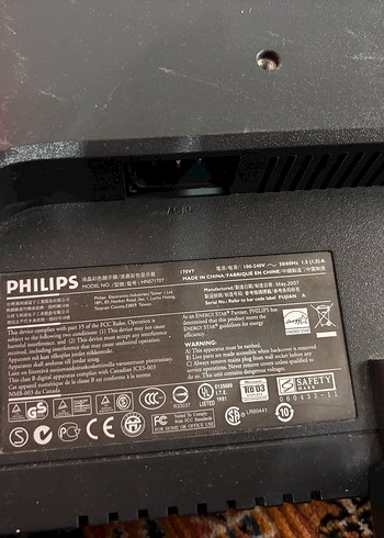 PHILIPS Siyah Monitör - Görsel 2