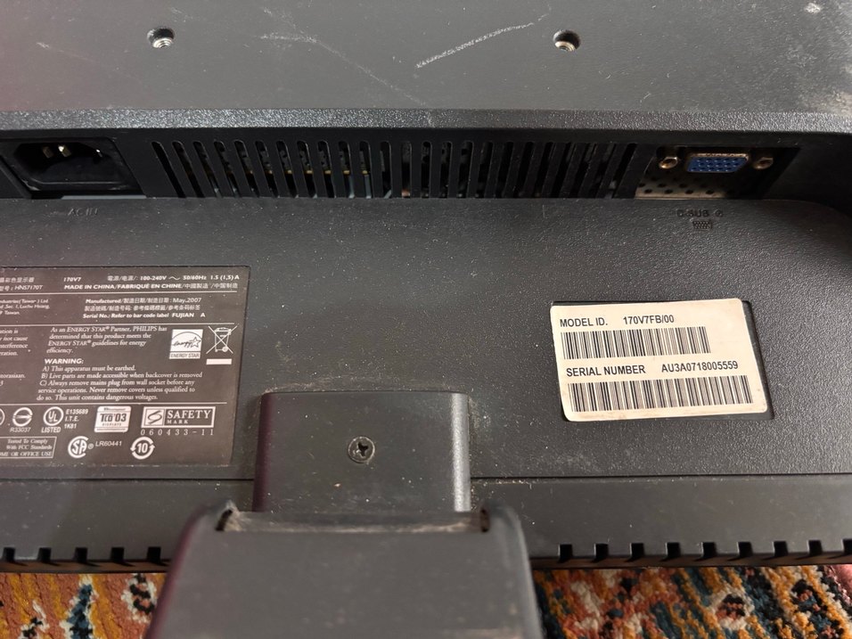 PHILIPS Siyah Monitör - Görsel 5