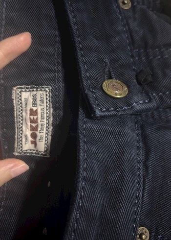 Siyah Bol Kesim Erkek Kot Pantolon - Görsel 2