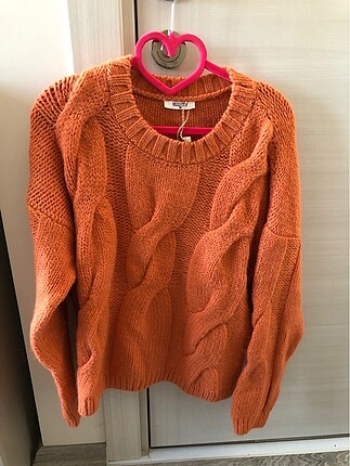 Bayan kazak ladıes pullover orange