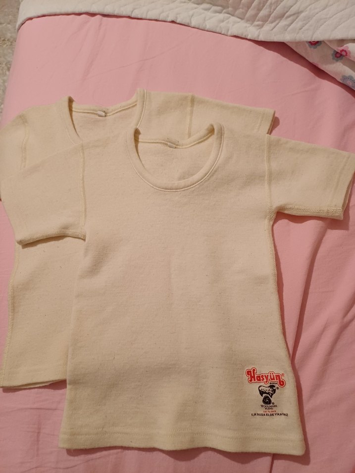 Krem yün Çocuk Atleti.#Has yün,#yün Çocuk atleti.2'li fiyatıdır - Görsel 3