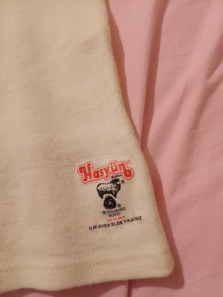 Krem yün Çocuk Atleti.#Has yün,#yün Çocuk atleti.2'li fiyatıdır - Görsel 4