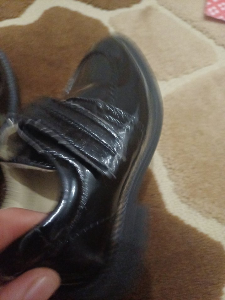 Kemerli Siyah Rugan Erkek Çocuk Ayakkabısı - Görsel 4