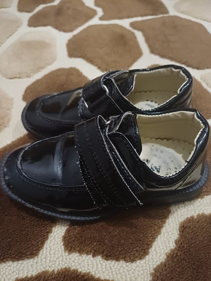 Kemerli Siyah Rugan Erkek Çocuk Ayakkabısı - Görsel 2