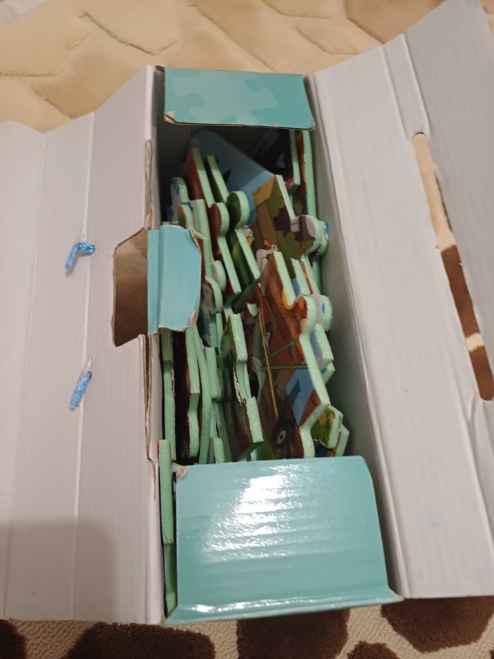 Süper Renkli Çiftlik Temalı Çocuk Puzzle - Görsel 3