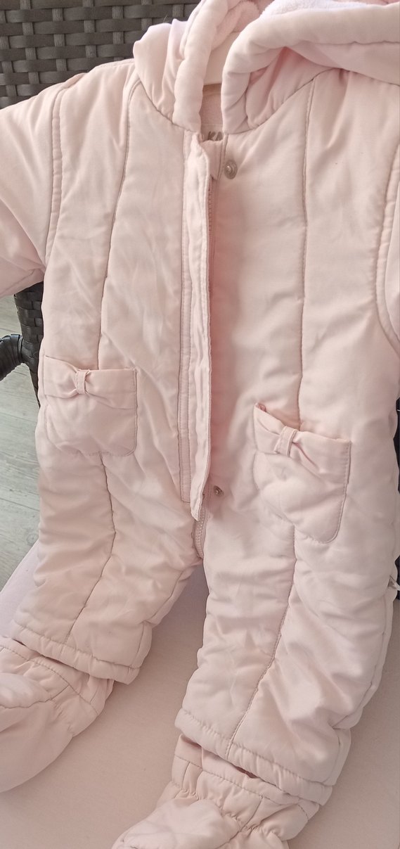 PAZARLIK YOK Bebek Pembe  Tulum - Görsel 5