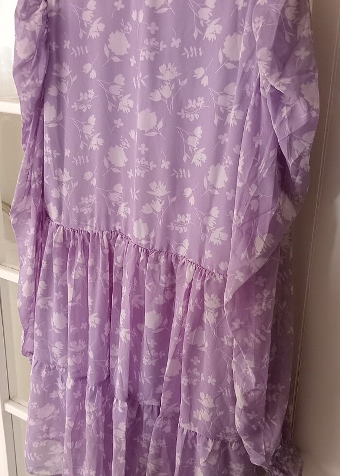 SON FİATTIR ŞİFON ELBİSE - Görsel 4