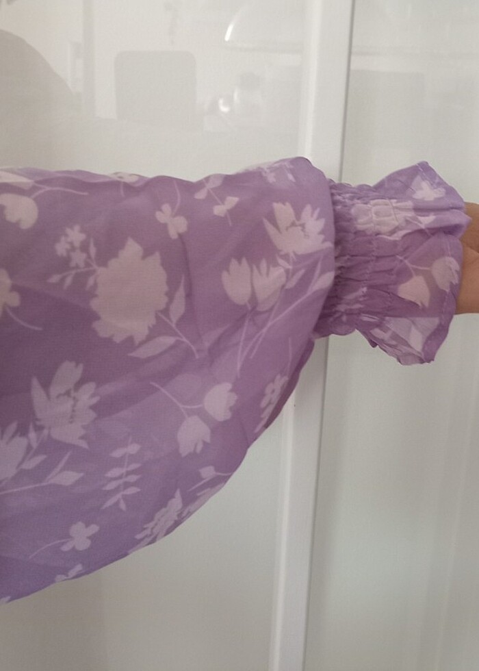 SON FİATTIR ŞİFON ELBİSE - Görsel 5