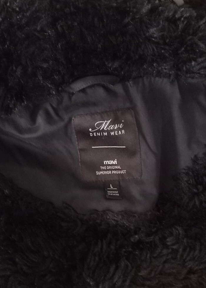 PAZARLIK YOK MAVİ MARKA KAPŞONLU KABAN - Görsel 3