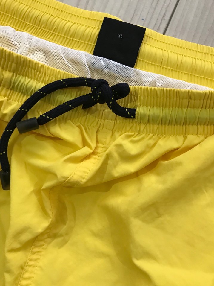 Erkek SarıBeli Bağcıklı Deniz Şortu - Görsel 3