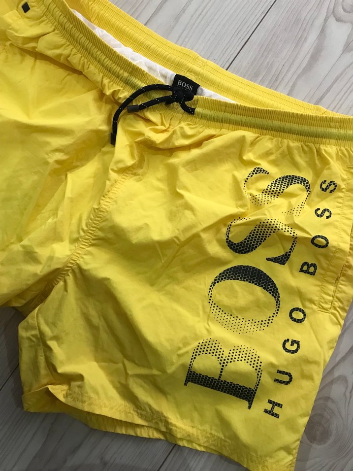 Erkek SarıBeli Bağcıklı Deniz Şortu - Görsel 2