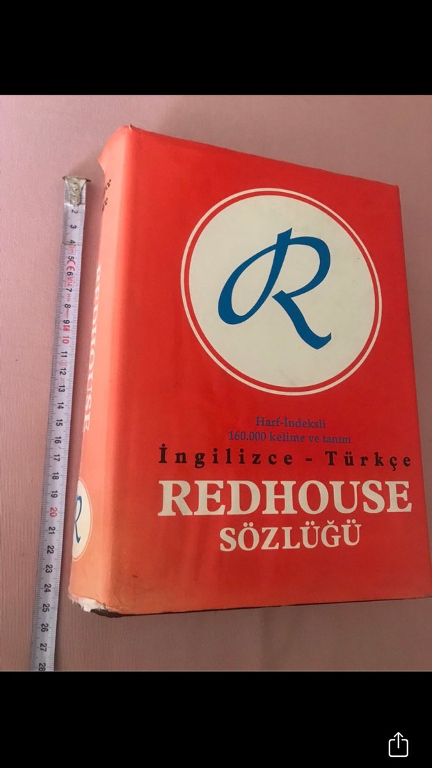 Redhouse İngilizce-Türkçe Sözlük - Görsel 5