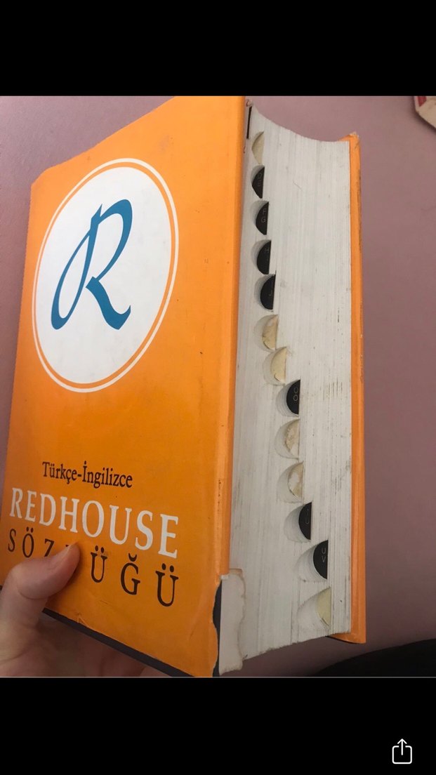 Redhouse Türkçe-İngilizce Sözlüğü - Görsel 2