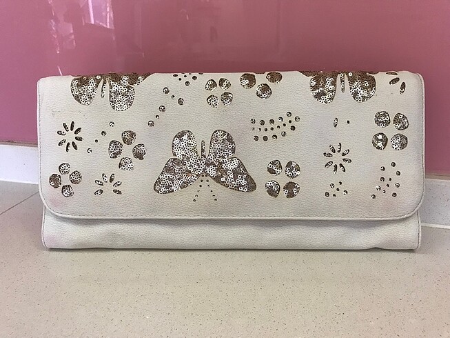 Pul detaylı çanta
